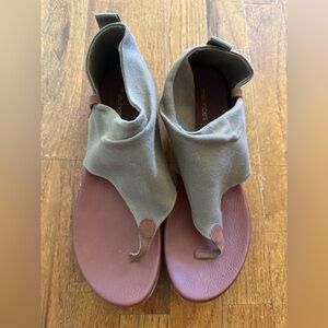 Maurices Olive and Brown Sandals. Brand New